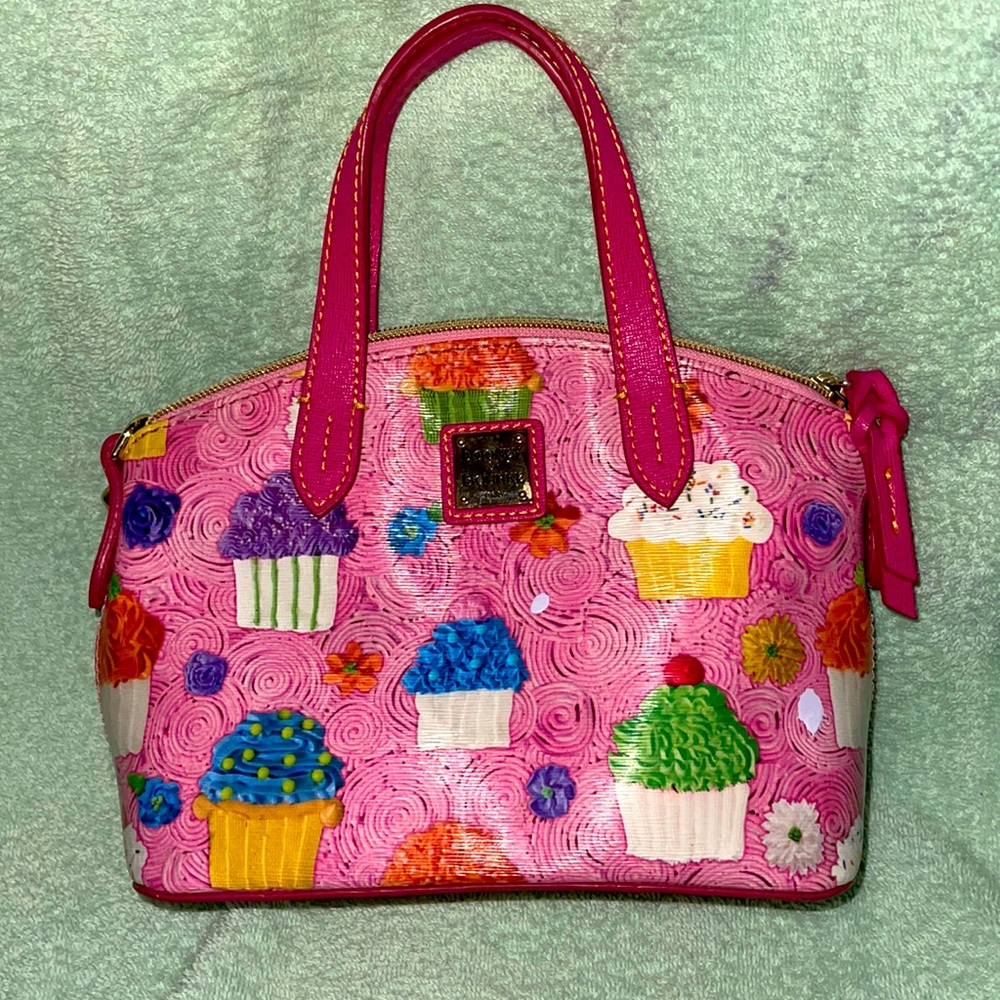 Dooney & Bourke hand bag with cupcake design